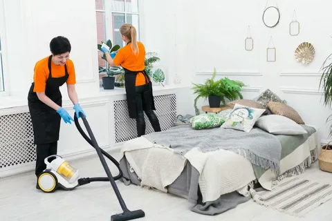 mermaids cleaning